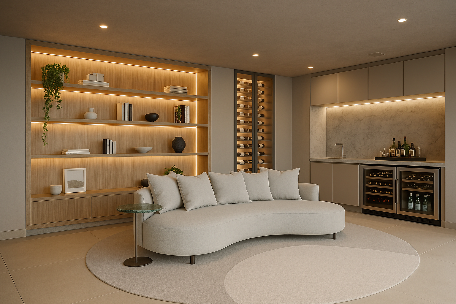 Espaço elegante e contemporâneo